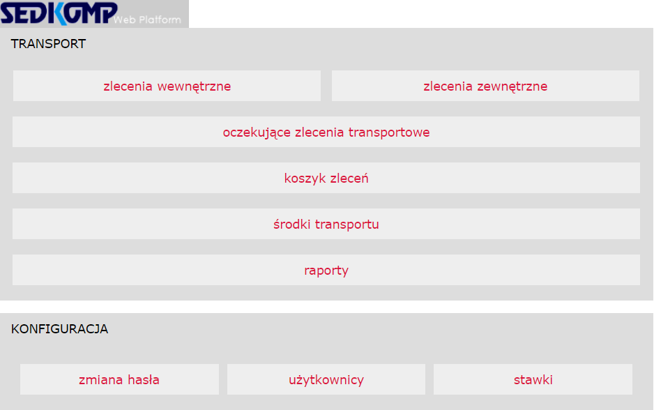 platforma logistyczna do Comarch ERP XL